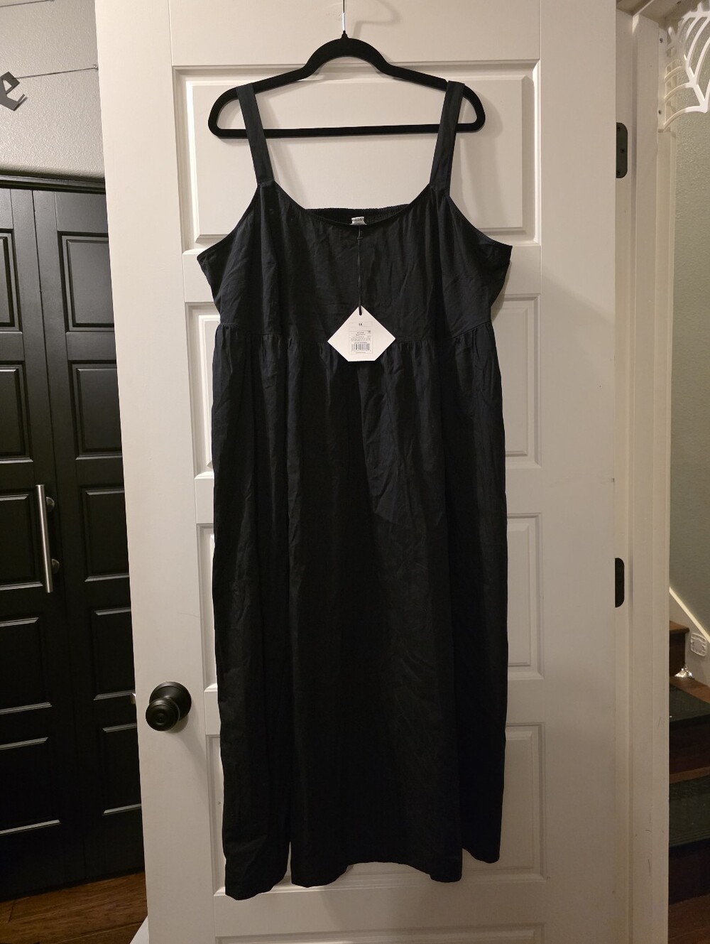 Black Sleeveless Maxi Dress - Classic Summer Style Size 1X
